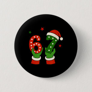 Macaron Rond 5 Cm Noël 67 Six Sept Humour Génération Z Alpha Argot M
