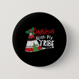 Macaron Rond 5 Cm Noël avec ma tribu