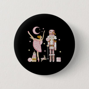 Macaron Rond 5 Cm Noël Casse-Noisette Byllet De Mignons Cadeaux De N