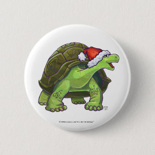 Macaron Rond 5 Cm Noël de la tortue nocturne étoilée