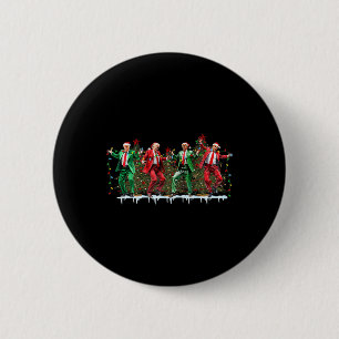 Macaron Rond 5 Cm Noël Donald Trump Président 2024 Dancing Funn