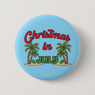 Macaron Rond 5 Cm Noël en juillet