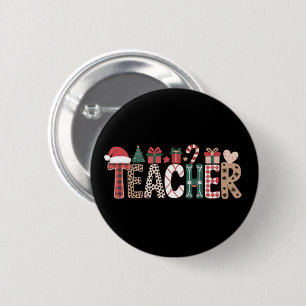 Macaron Rond 5 Cm Noël Enseignant Vie Enseigner Amour Inspirant