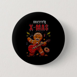 Macaron Rond 5 Cm Noël Métal Lourde Sleigher Salut Santa Claus Ro