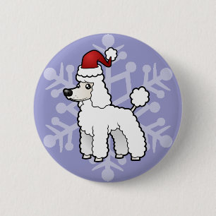 Macaron Rond 5 Cm Noël standard/coupe de chiot caniche de