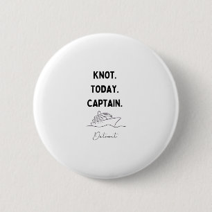 Macaron Rond 5 Cm Nœud Aujourd'hui Tenue Capitaine Croisière Detroit