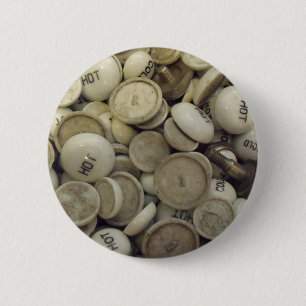 Macaron Rond 5 Cm Noeuds vintages en porcelaine chaude et froide