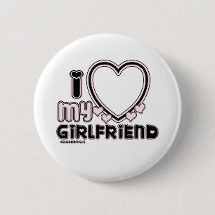 Macaron Rond 5 Cm noir i luv 1