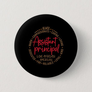 Macaron Rond 5 Cm Noir Istant Principal Love Africain Américain