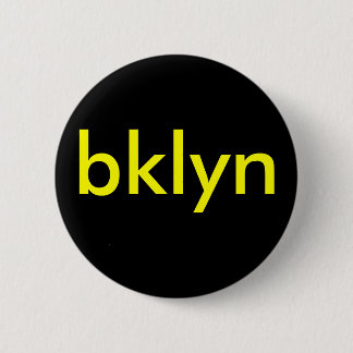 Macaron Rond 5 Cm noir/jaune de bouton de bklyn