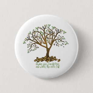 Macaron Rond 5 Cm Noix d'arbre familial
