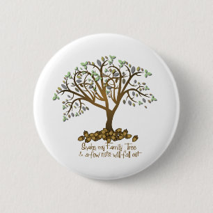 Macaron Rond 5 Cm Noix d'arbre familial