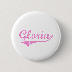 Macaron Rond 5 Cm Nom classique de style de Gloria