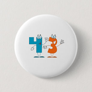 Macaron Rond 5 Cm Nombre heureux 43