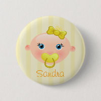 "Nommez ça !" Bébé visage jaune - Bouton