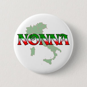 Macaron Rond 5 Cm Nonna (grand-mère italienne)