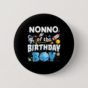 Macaron Rond 5 Cm Nonno De L'Anniversaire Garçon Astronaut Espace Fa