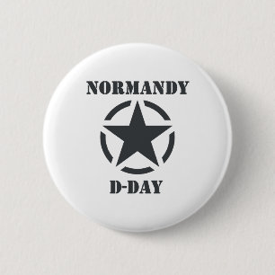 Macaron Rond 5 Cm Normandy D-Day