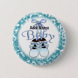 Macaron Rond 5 Cm Nos chaussures pour bébés