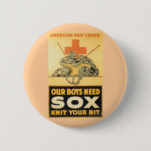 Macaron Rond 5 Cm Nos garçons ont besoin de chaussettes