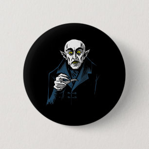 Macaron Rond 5 Cm Nosferatu Halloween Vampire Horreur Dracula
