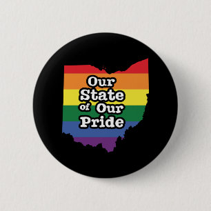 Macaron Rond 5 Cm Notre État de notre fierté Ohio