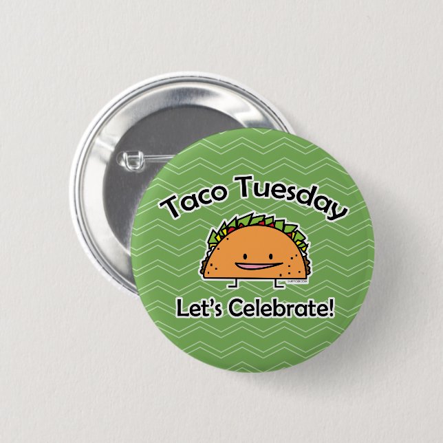 Macaron Rond 5 Cm Nourriture de Mexicain de fromage de coquille de (Devant & derrière)