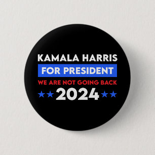 Macaron Rond 5 Cm Nous Ne Retournons Pas Kamala Harris Pour Présiden
