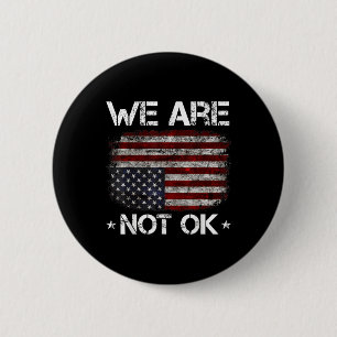 Macaron Rond 5 Cm Nous Ne Sommes Pas D'Accord Chemise Nous Ne Sommes