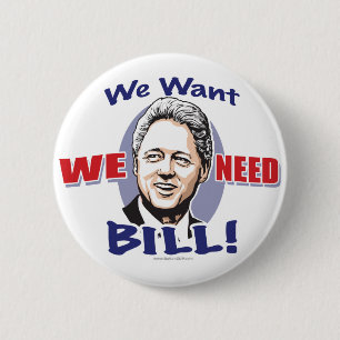Macaron Rond 5 Cm Nous nous voulons avons besoin du bouton de Bill
