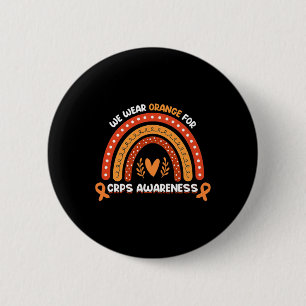 Macaron Rond 5 Cm Nous Portons Orange Pour Le Mois De Sensibilisatio