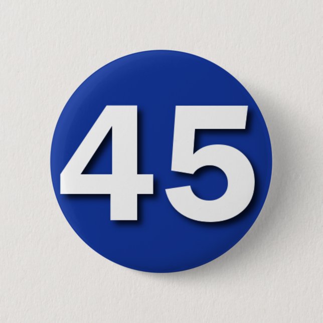 Macaron Rond 5 Cm Nous sommes l'insigne de 45% (Ecosse Indyref) (Devant)