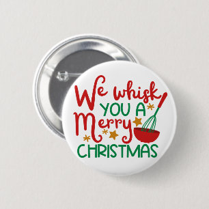 Macaron Rond 5 Cm Nous vous balançons un joyeux Noël