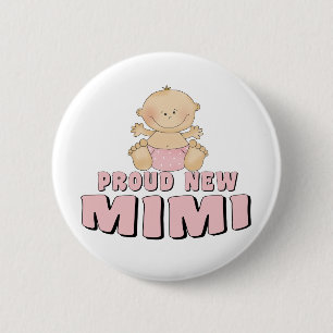 Macaron Rond 5 Cm Nouveau fier Mimi T-Shirt