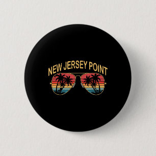 Macaron Rond 5 Cm Nouveau Jersey Point Pleasant Hommes Femmes Souven