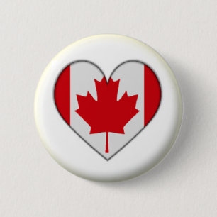 MACARON ROND 5 CM NOUVEAU ! ! - PANNEAU DE RETOUR DU COEUR DU CANADA