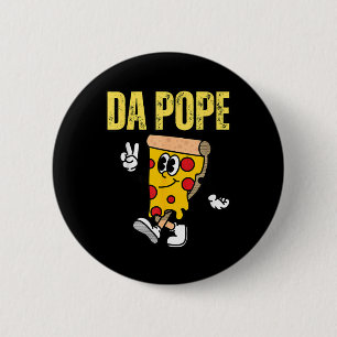 Macaron Rond 5 Cm Nouveau pape américain Pape Léon Xiv Pizza