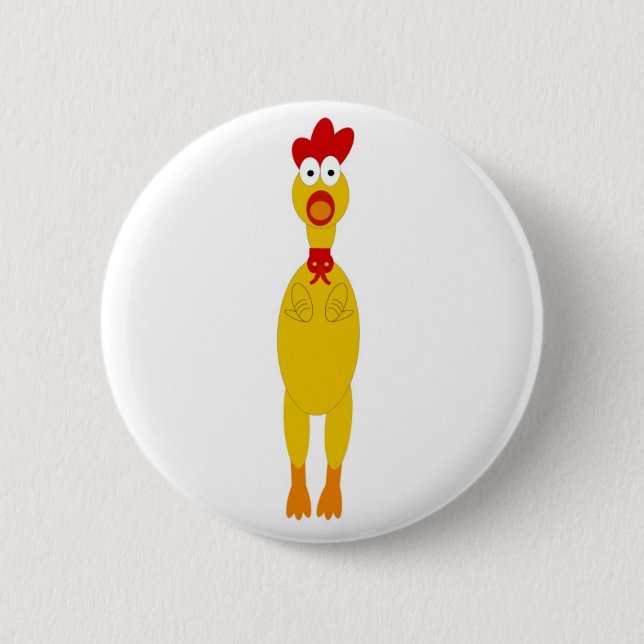 Macaron Rond 5 Cm Nouveau Pin de poulet (Devant)