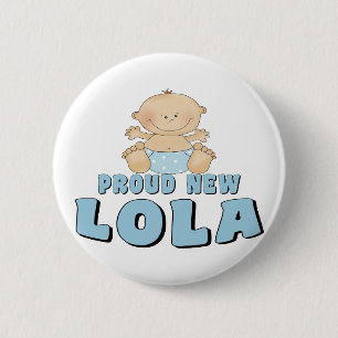 Macaron Rond 5 Cm NOUVEAU T-shirt FIER de Lola