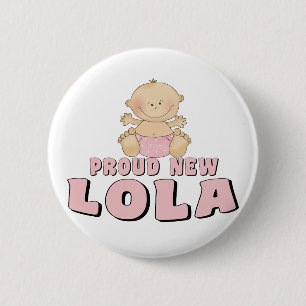 Macaron Rond 5 Cm Nouveau T-Shirt Fière Lola