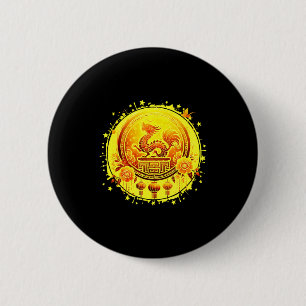 Macaron Rond 5 Cm Nouvel An chinois 2026 Cheval Bonne année chinoise
