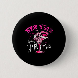Macaron Rond 5 Cm Nouvelle Année Nk Même Bazar Chaud Bonne Année 202