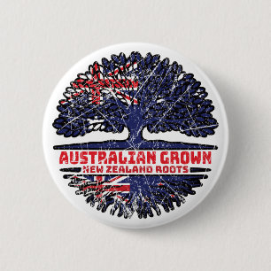 Macaron Rond 5 Cm Nouvelle-Zélande Nouvelle-Zélande Australie Austra