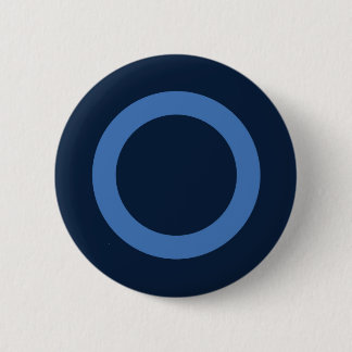 Macaron Rond 5 Cm Novembre Bleu | Blue November