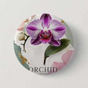 Macaron Rond 5 Cm Nuits des orchidées, New York Botanical Garden BUT