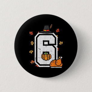Macaron Rond 5 Cm Numéro 6 Action de grâce 6 7 Correspondance 67 Mem
