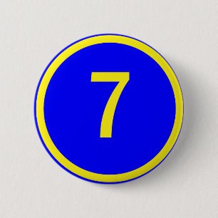 Macaron Rond 5 Cm numéro 7 en cercle