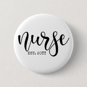 Macaron Rond 5 Cm Nurse Est Custom Year Student Nurse RN graduation