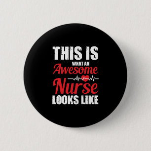 Macaron Rond 5 Cm Nurse Gift   This Is What An Awesome Nurse