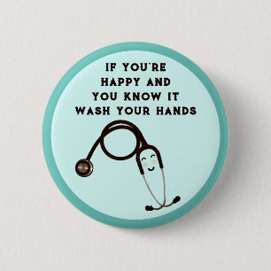 Macaron Rond 5 Cm Nurse Humor Button